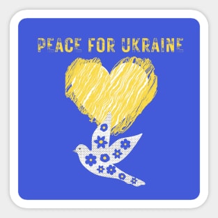 PEACE FOR UKRAINE Sticker